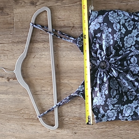 SO BRAND WOMENS JUNIOR SIZE SUMMER NAVY FLORAL DRESS SIZE MEDIUM - Picture 12 of 14